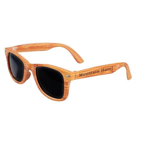 Woodgrain Sunglasses Totally Promotional