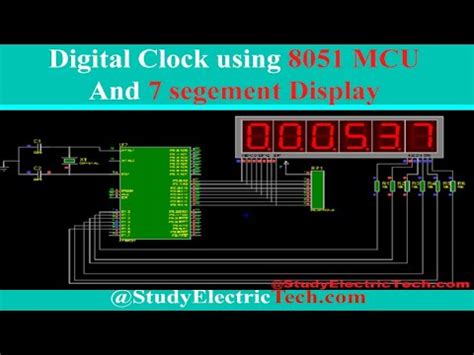 Digital Clock Using Microcontroller And Segment Display