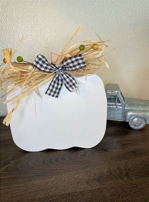 Rustic Pumpkins Farmhouse Fall Decor Wood Pumpkin Rustic Fall ...