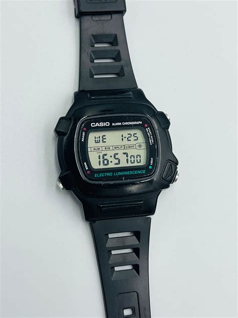 Rare Casio W 740 1189 1980s Pre G Shock Heavy Duty Watch Electro