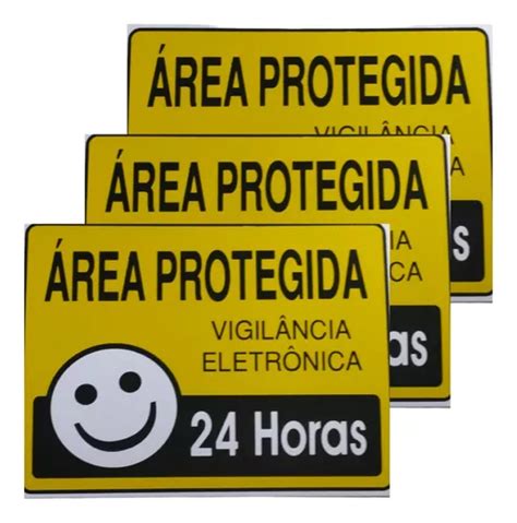 Placa Sinaliza O Rea Protegida Horas C E X Atacado