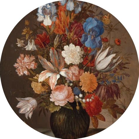 Stilleven Met Bloemen Van Balthasar Van Der Ast Muurcirkels