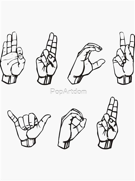 Funny Fuck You In Sign Language Rude Sticker For Sale By Popartdom Redbubble