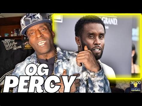 Og Percy Goes Off On Diddy For Still Celebrating During Allegations