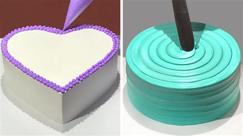 Simple And Quick Cake Decorating Tutorials For Party Most Satisfying