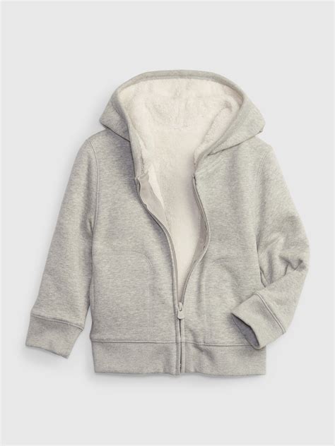 Toddler Cozy Fleece Lined Hoodie Gap