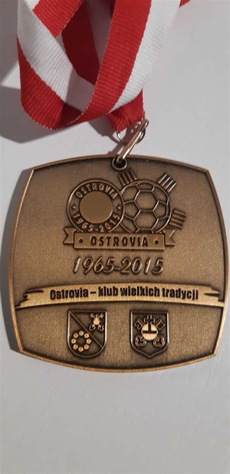 Sportowy medal 50 lat piłki ręcznej Ostrovii Ostrów Wielkopolski Ostrów