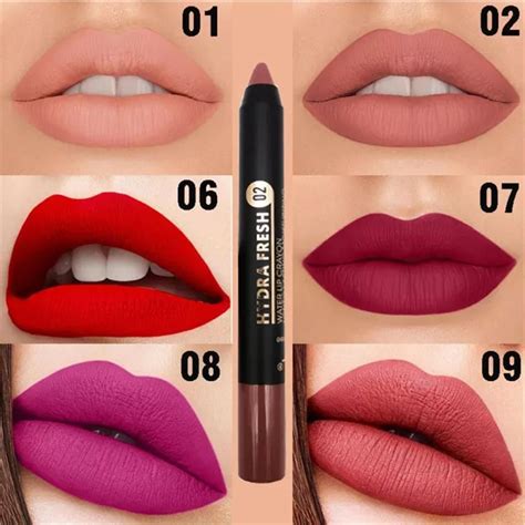 ActiveGlam 1x Sexy Cosmetic Lip Gloss Waterproof Matte Lipstick Velvet Nude Pencil R1E0