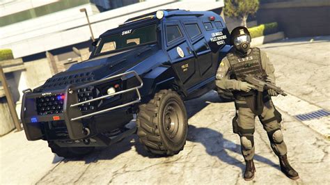 GTA 5 Mods PLAY AS A COP MOD GTA 5 Police SWAT LSPDFR Mod Gameplay