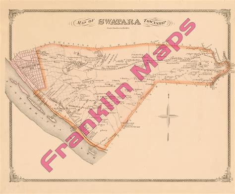 Andys Antique Maps 1875 Dauphin County