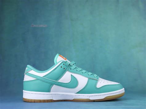 Nike Dunk Low Miami Dolphins Dv2190 100 Whitewashed Tealkumquat Sneakers