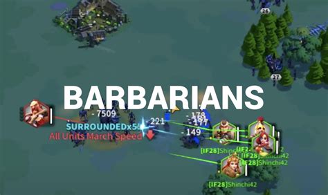 Farming Barbarians Efficiently Rise Of Kingdoms