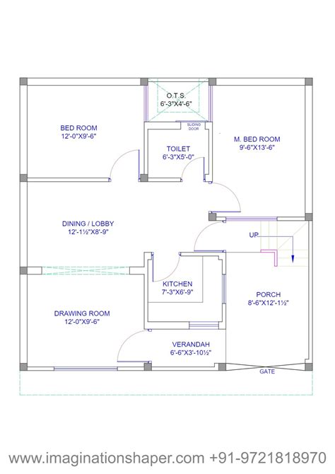 900 Sq Ft House Plan Customized Designs By Professionals