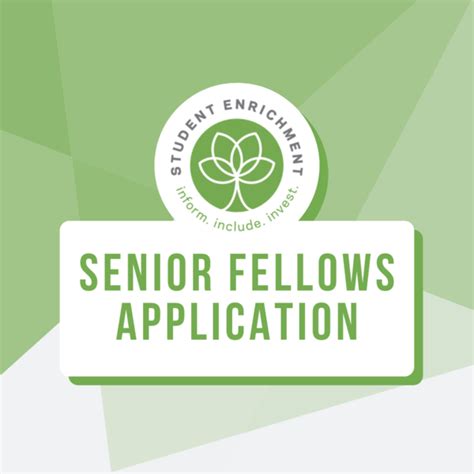 Senior Fellows Program Programming Office Of Student Enrichment