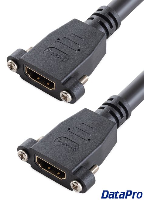 Hdmi Dual Panel Mount Ff Cable Datapro