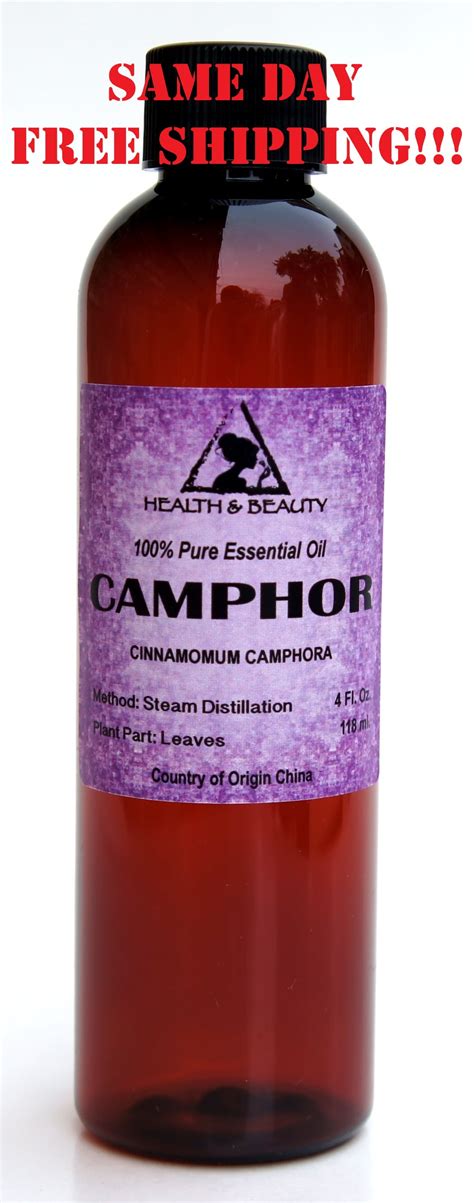 Camphor Essential Oil Aromatherapy 100 Pure Natural 4 Oz