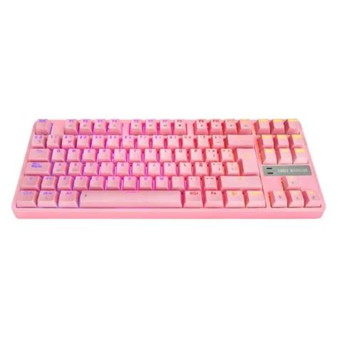 Teclado Gamer Rosado Cyberteam