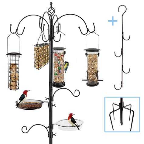 Buy Bird Feeding Station Kit Bird Feeder Pole Wild Bird Feeder Hanging