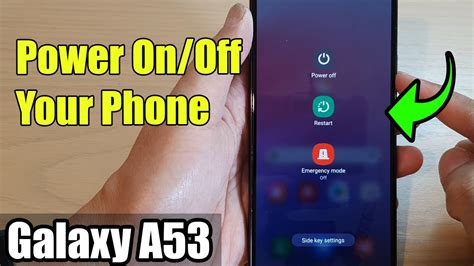 Samsung Galaxy A How To Power On Off Your Phone Youtube