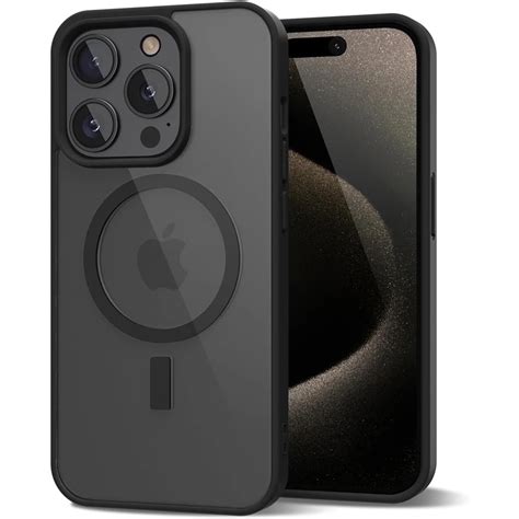 Не желтеющий чехол для Magsafe Mag Safe Iphone 16 Pro Max 15 Plus 14 13 ...