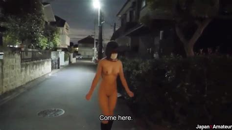Asian Amateur Japanese Girl Walking Around Naked Outdoors Before Getting Fucked Porn