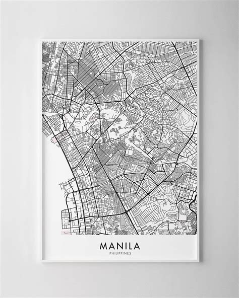 Manila Map Print - Chelsea Chelsea