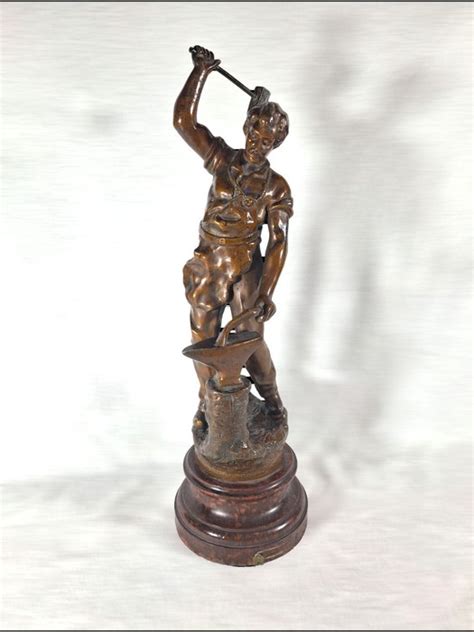 Sculpture Work Cm Spelter Early Th Century Catawiki