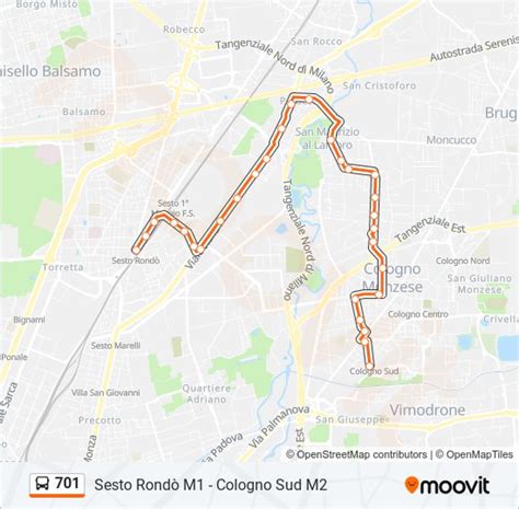 Linea Orari Fermate E Mappe Cologno Sud M Aggiornato