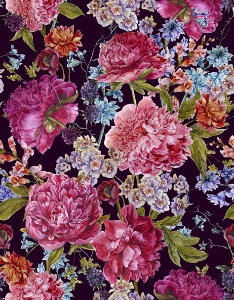 floral pattern wallpaper