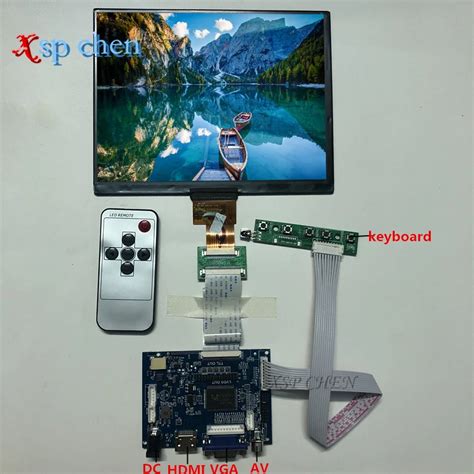 Hdmi Vga Av Control Driver Board Inch Hj Ia E Ips High