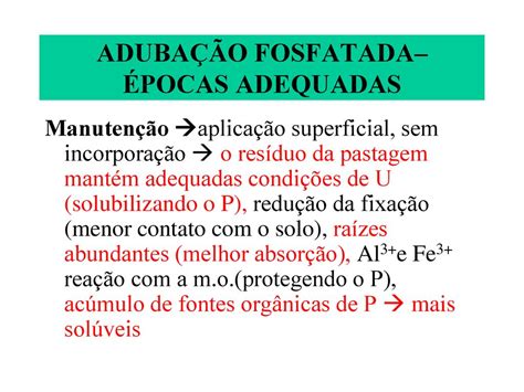 Calagem E Aduba O De Pastagens Ppt Carregar