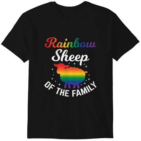 Bandera Lgbt Oveja Arcoiris De La Familia Orgullo Gay Camisetas Cl Sicas Vendido Por The