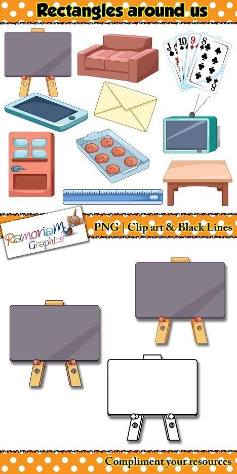 Rectangle Objects Clipart