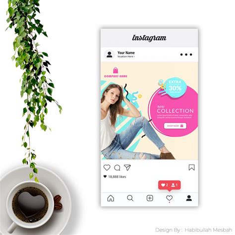 psd social media post mockup freemockupnet