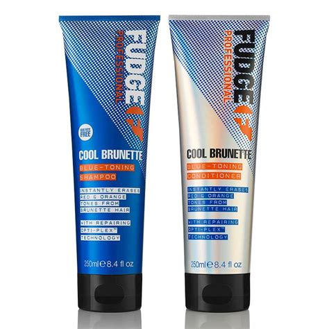Shampoos Conditioners Cool Brunette Blue Toning Shampoo Ml And Conditioner Ml Duo Fudge