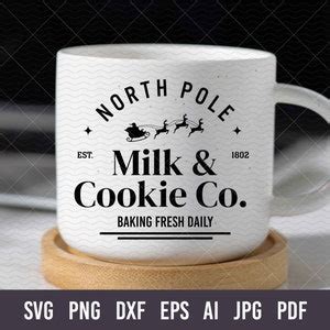 North Pole Svg Christmas Svg Milk And Cookie Co Svg Merry Christmas