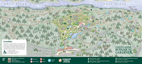 Gardens Map Coastal Maine Botanical Gardens