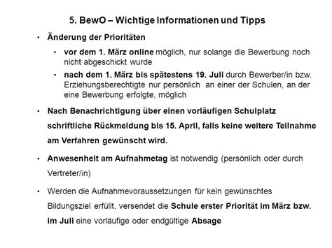 Bewo Zentrales Bewerberverfahren Online Ppt Herunterladen