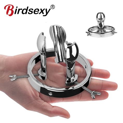 Adjustable Stainless Steel Anal Expander Vaginal Speculum BDSM Slave