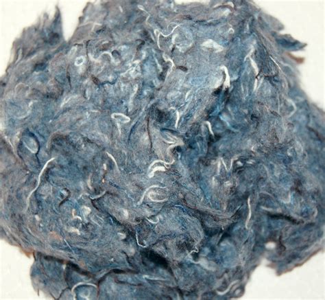 Recycled Denim Fiber Carded Recycled Denim For Spinning