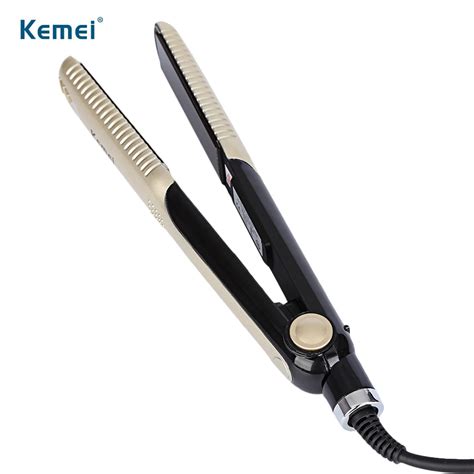 Kemei Km 327 Professional Hair Straightener Ceramic Iron Flat Iron