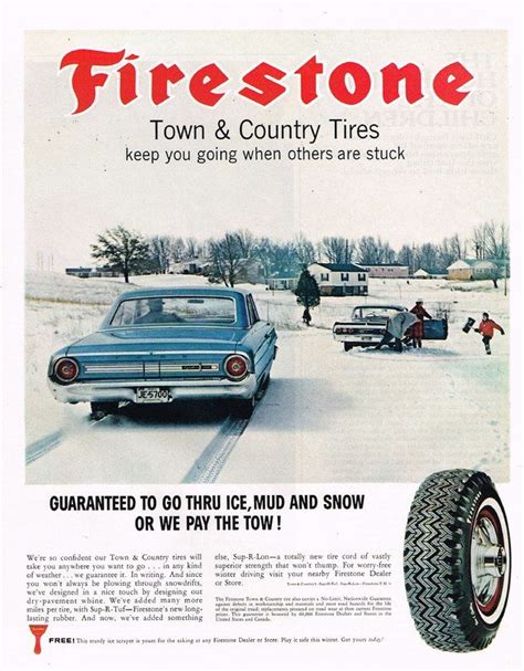 1964 Firestone Tires Advertisement Photo Picture Artofit