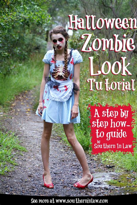 Southern In Law: Step by Step Halloween Zombie Look Tutorial