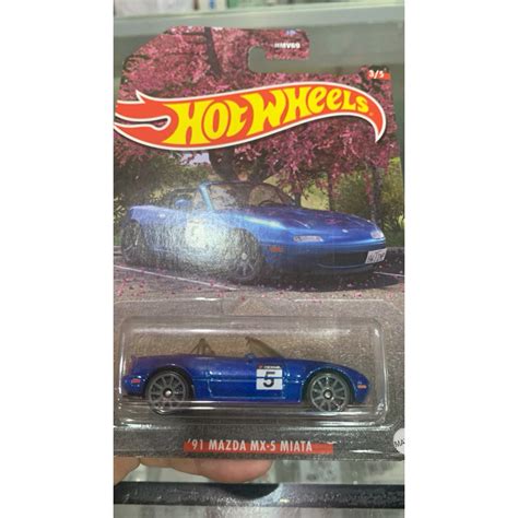 Jual Hot Wheels 91 Mazda Mx 5 Miata Japan Series Shopee Indonesia
