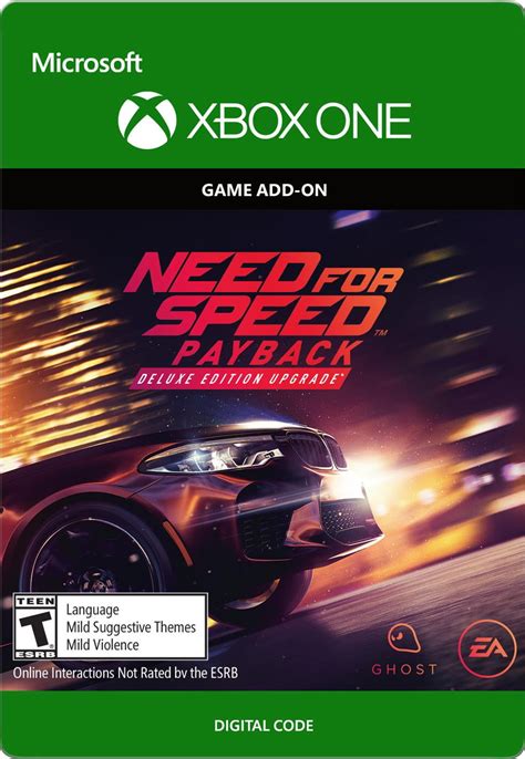 Need For Speed Payback Deluxe Edition Upgrade Xbox One Digital