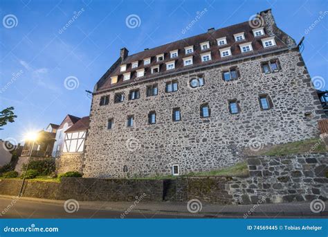 Historic City Gruenberg Hessen Germany Stock Image - Image of gruenberg ...