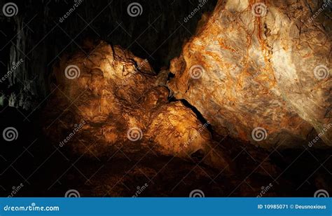 The amber rock in a cave stock image. Image of decline - 10985071