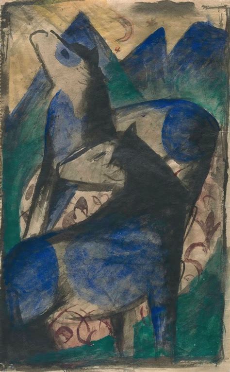 Nude With A Cat By Franz Marc Artvee
