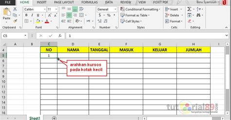 Cara Cepat Membuat Nomor Urut Otomatis Di Excel Video Tutorial