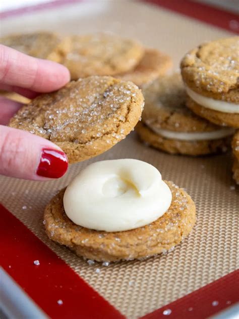 Gingerbread Sandwich Cookies Soft Chewy And Perfectly Spiced